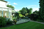 View of garden and patio